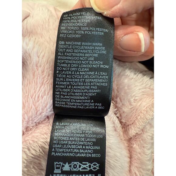 The North Face Fleece Jacket Womens Small Pink Osito Outdoor Classic Full Zip - Picture 11 of 14